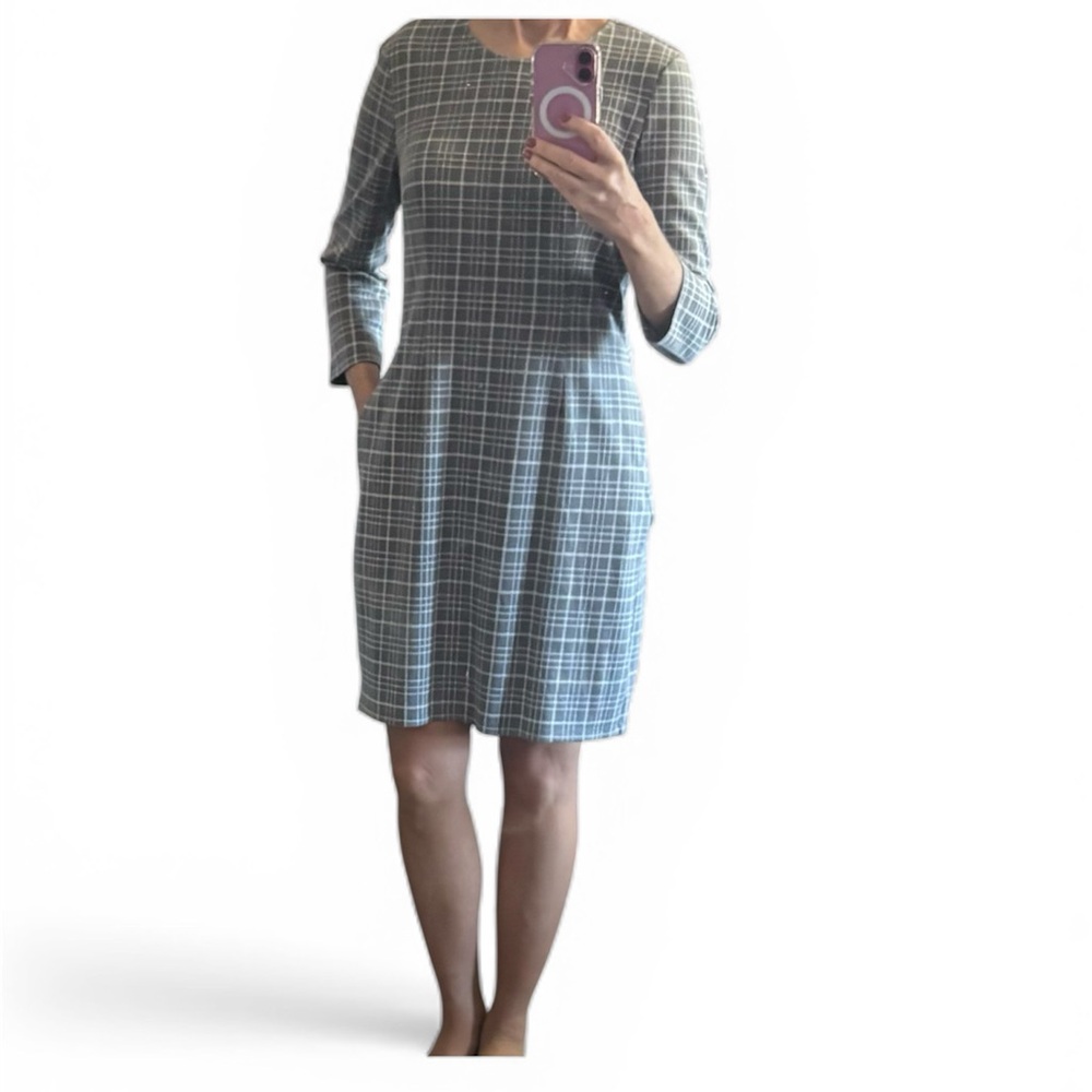 Maggy London Long Sleeve Plaid Dress